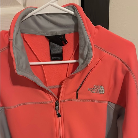 The North Face Coral Pink and Gray Ski Jacket - Picture 3 of 7